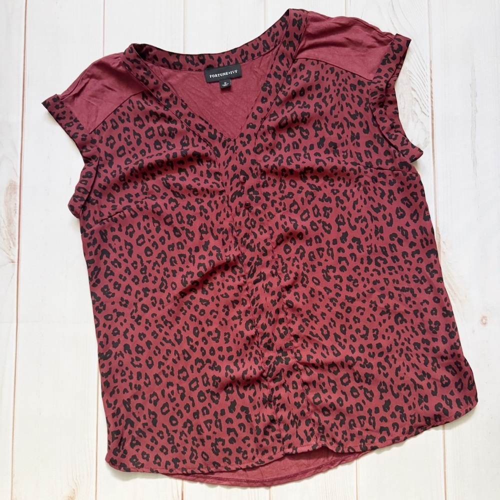 Fortune + Ivy Short Sleeve Blouse